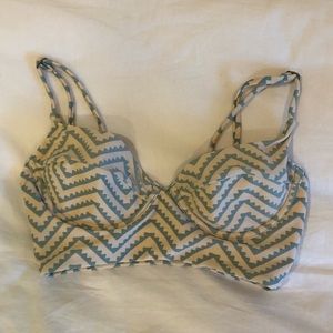 Target underwire zig zag bikini top